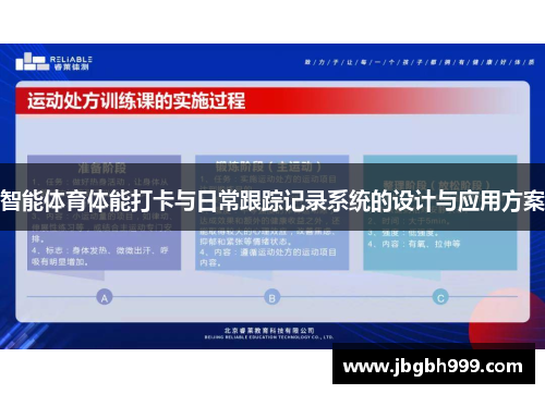 智能体育体能打卡与日常跟踪记录系统的设计与应用方案